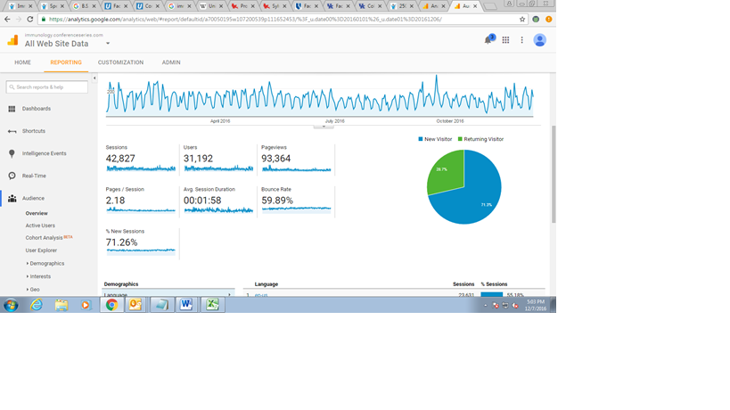 Visitor Analysis Report