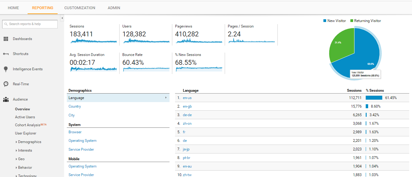 Visitor Analysis Report