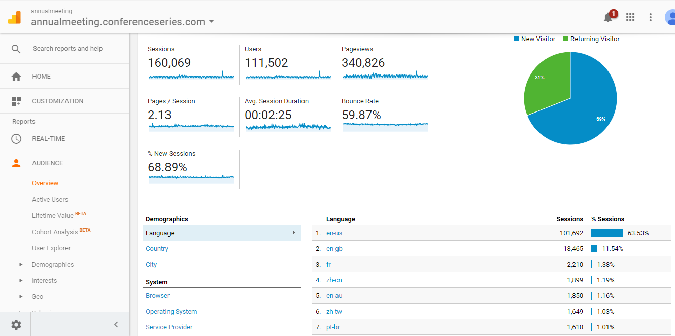 Visitor Analysis Report
